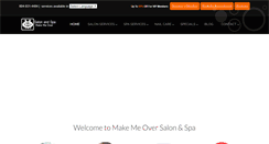 Desktop Screenshot of makemeoversalonspa.com